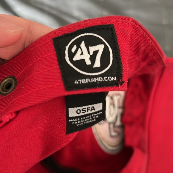 47 Red San Francisco 49ers Hat - Picture 5 of 5